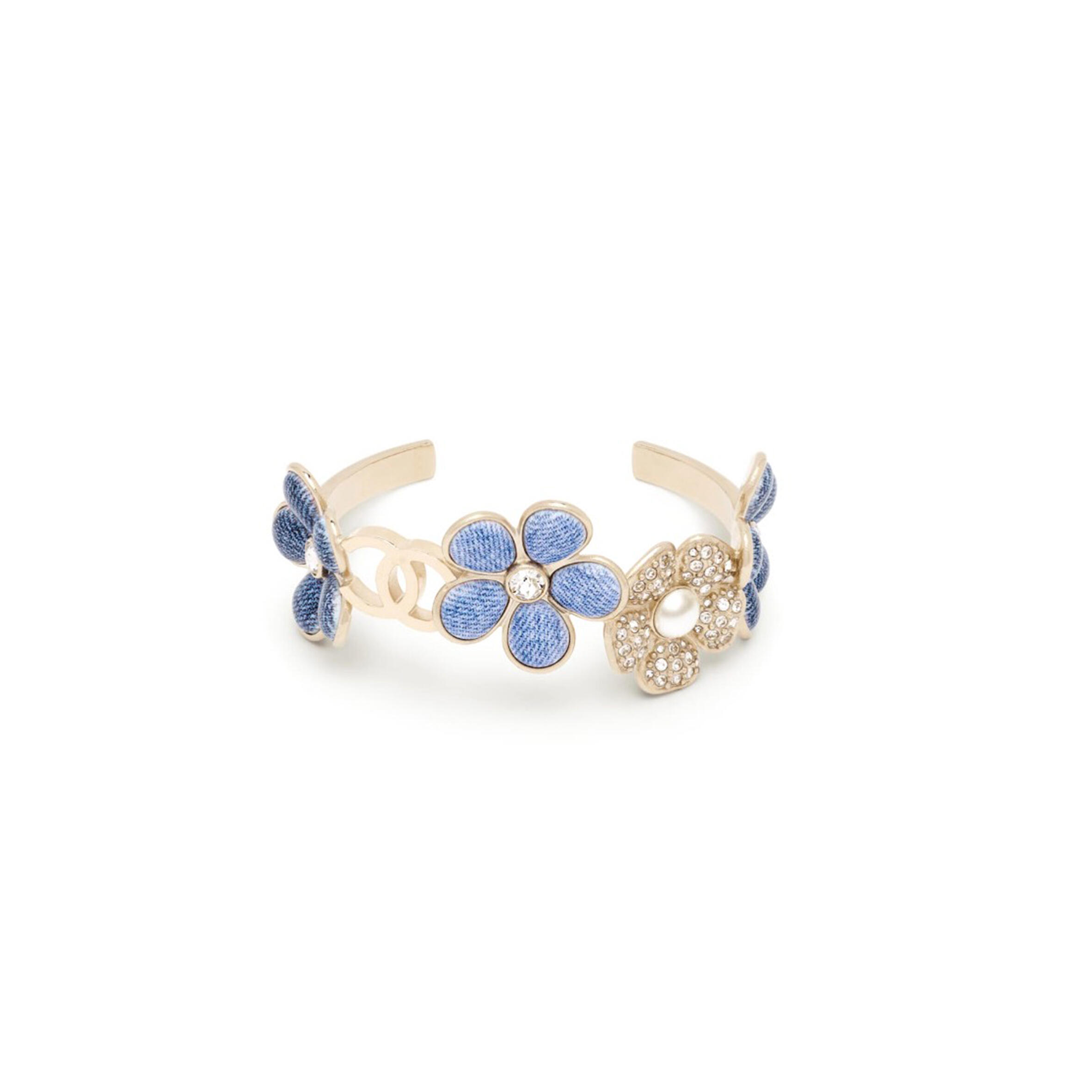 ch**el De*1m bangle with flower motif abg832